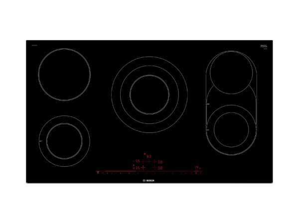 Bosch Series 8 Electric Hob 90 cm Black, Surface Mount with Frame – PKM975DK1D