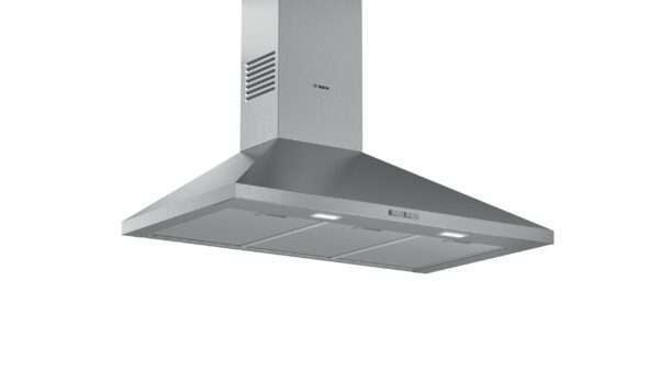 Bosch Series 2 Pyramid Chimney Cooker Hood 90cm – Stainless steel – DWP94BC50B