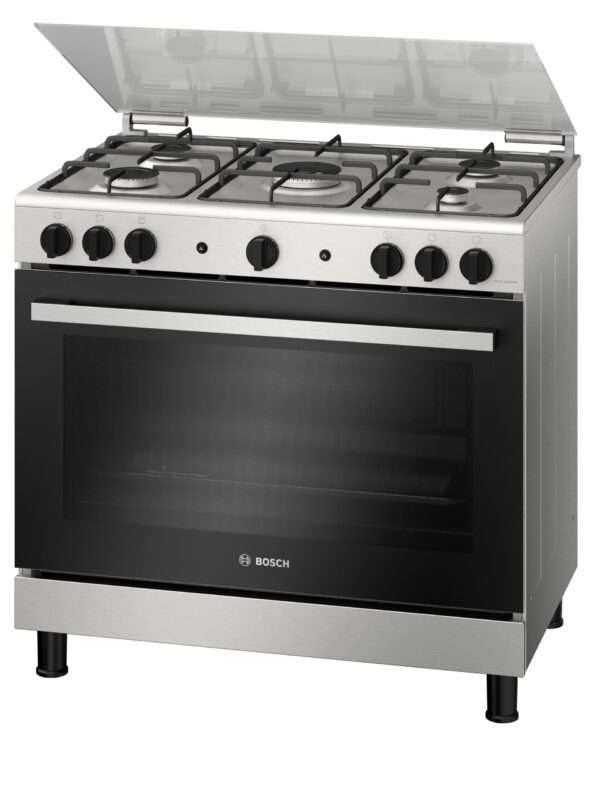 Bosch Series 2 Gas Range Cooker Stainless steel – HGV1F0U52S