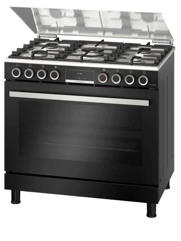 Bosch Series 6 Gas Range Cooker Black – HGX5G7W81S