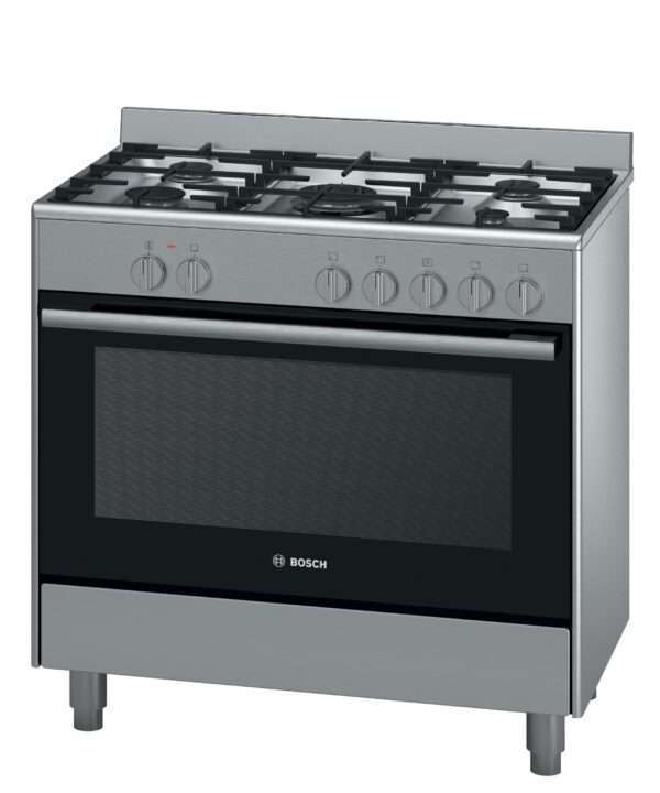 Bosch Series 4 Dual Fuel Range Cooker Stainless steel – HSB734357Z