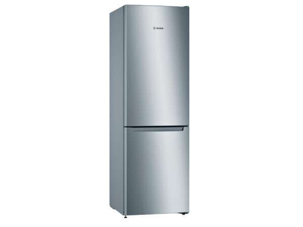 Bosch Series 2 Free-standing Fridge-freezer With Freezer At Bottom 176 x 60 cm Stainless steel – KGN33NL3N5